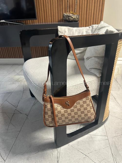 Lamelif Ophidia Kadın Çanta - Taba-Bej