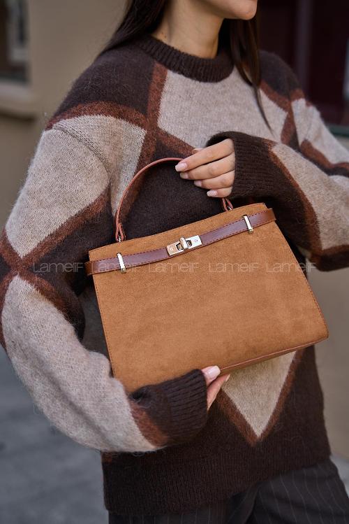 Tan With Suspenders Skin Arm Bag Bag