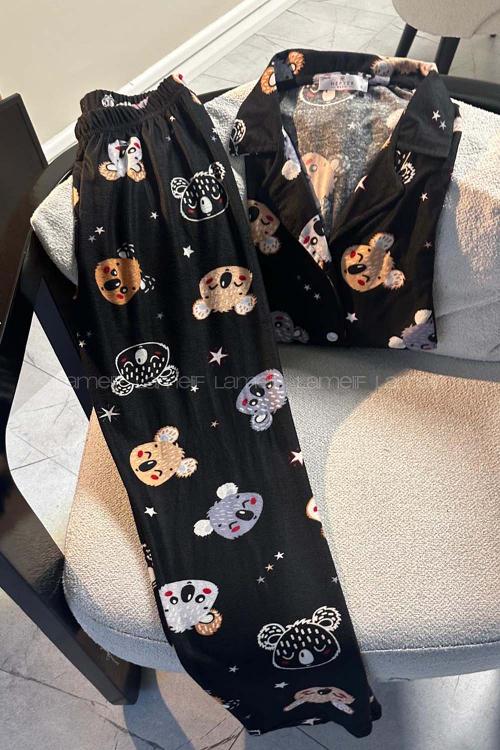 Lamelif Büyük Koala Desenli Pijama Takımı