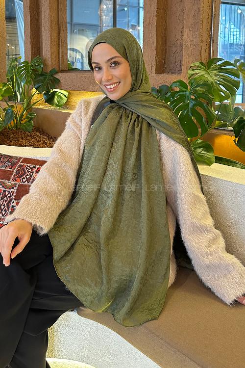 Lamelif  G Desen Ayrobin Floş Jakar  Şal Adaçayı