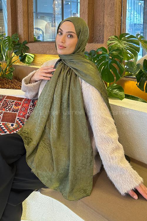 Lamelif  G Desen Ayrobin Floş Jakar  Şal Adaçayı