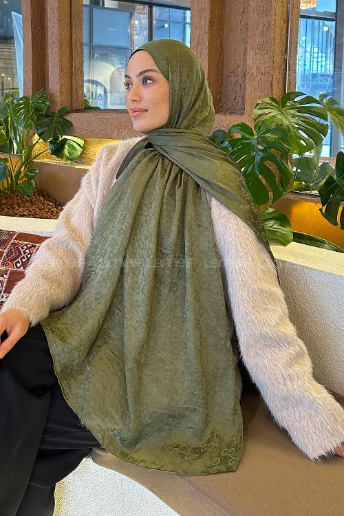 Lamelif  G Desen Ayrobin Floş Jakar  Şal Adaçayı