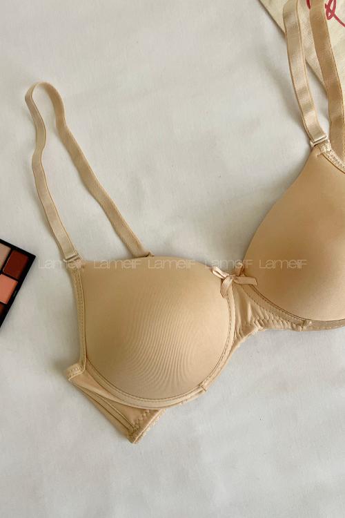 Skin Cotton Fabric Without Underwire Support Bralet