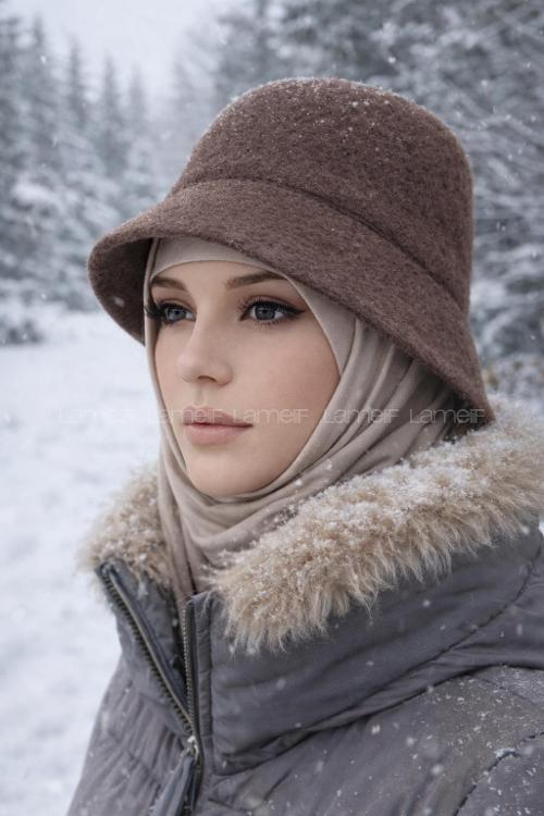 Lamelif Cashmere Kumaş Yumuşak Doku Balıkçı Şapka