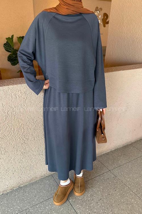 Lamelif Oysho Etekli Takım Antrasit