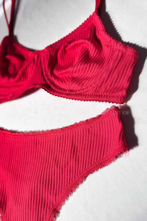 Lamelif Pamuk Sütyen Takım