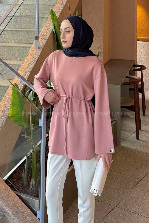 Rose Crew Neck Long Arm Sweatshirt