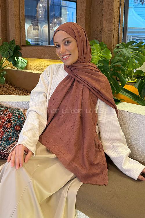 Lamelif Bambu Şal Badem