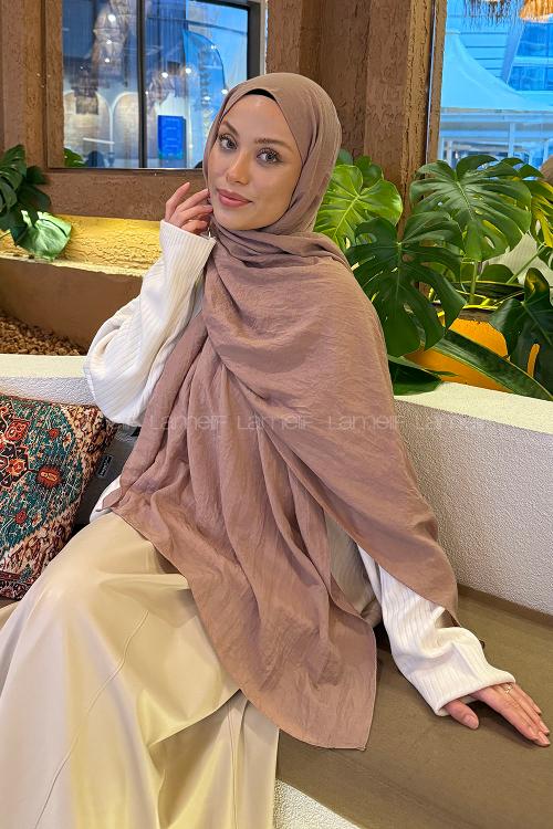 Lamelif Comfort Pamuk Şal Soft Pudra