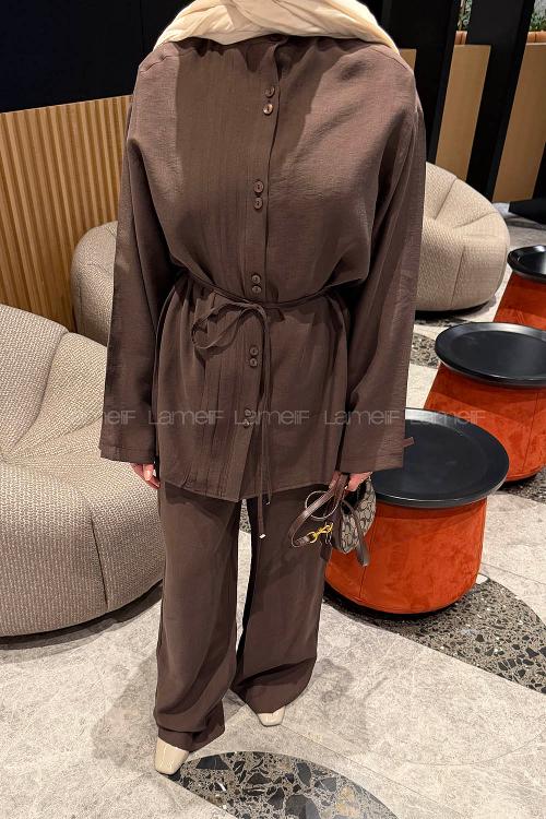 Lamelif Tensel İkili Takım Acı Kahve