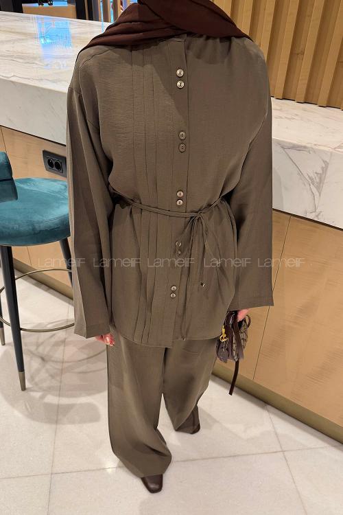 Lamelif Tensel İkili Takım Haki