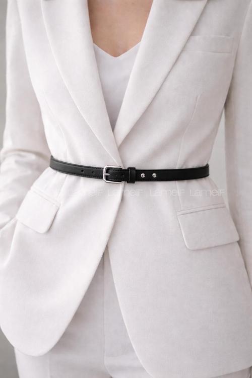 Lamelif MınMın Gümüş Toka Kadın Kemer Pantolon, Çeket,Elbise Kemer