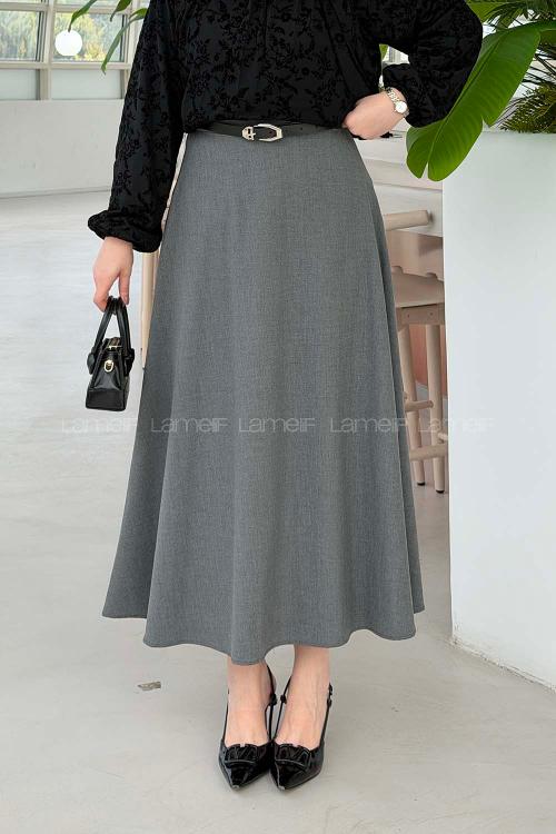 Lamelif Daisy Etek Gri