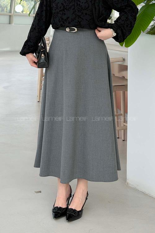 Lamelif Daisy Etek Gri