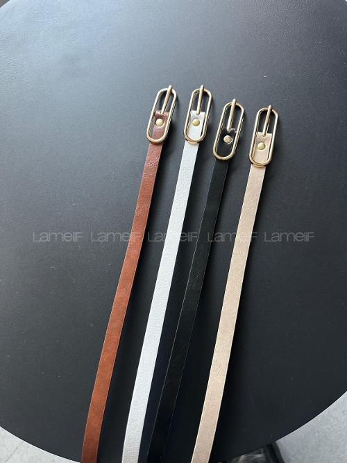 Lamelif Kadın Prestige İnce Gold Tokalı Kemer 4 lü Özel