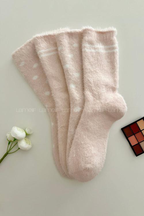 Lamelif 2li Peluş Çorap