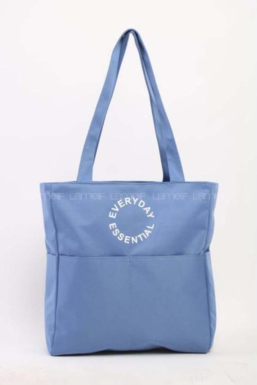 Lamelif Shopper Bag Kadın Çanta Mavi
