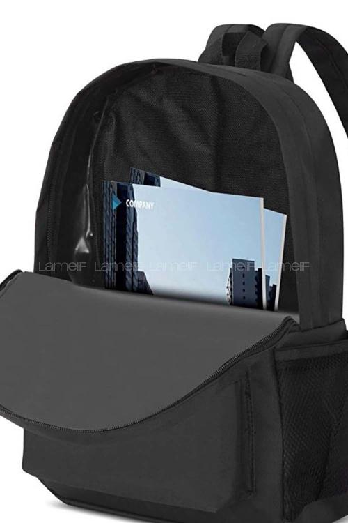 Black Without Accessories Rope Hand Bag Bag