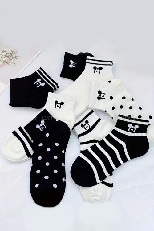 Lamelif 8li Mickey Çorap