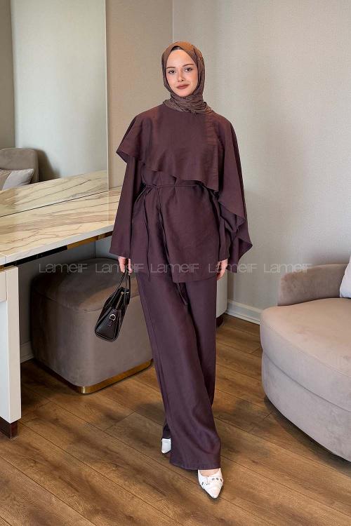 Rose-1 Crew Neck Long Arm Tensel Regular Trousers Comfortable Suit