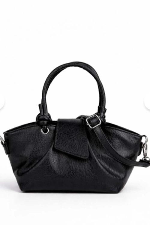 Lamelif Paris Kadın Pase Soft Deri Askılı Çanta Siyah