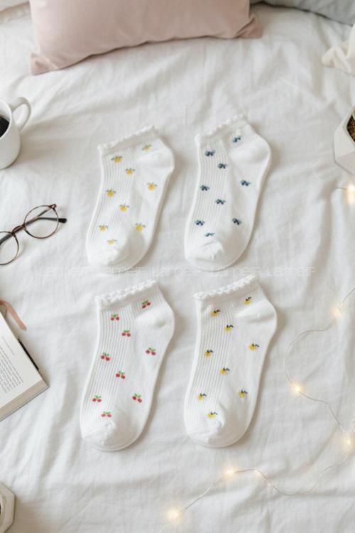 Lamelif Yıkamalı Penye Kulaklı Bear Çorap