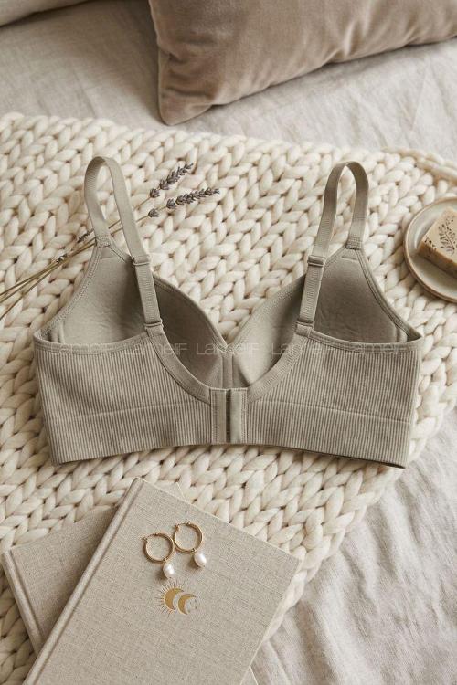 Mink Cotton Without Underwire Unsupport Bralet