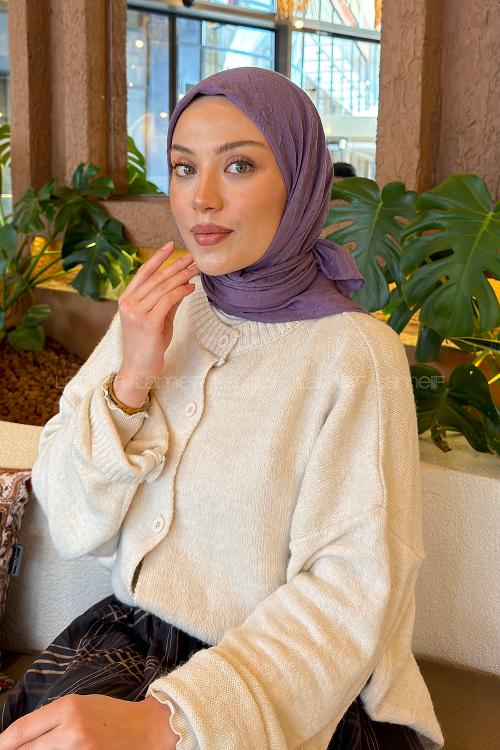 Lamelif Bambu Eşarp Lila