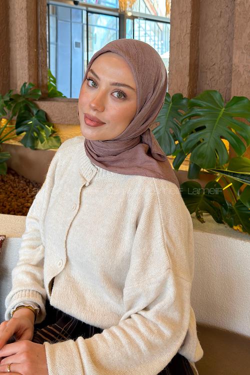 Lamelif Bambu Eşarp Soft Gül