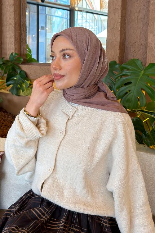 Lamelif Bambu Eşarp Soft Gül