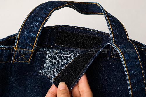 Lamelif Kadın Dükortta Denim Koyu mavi Günlük Spor Plaj Okul Çanta [KOT Totebag]