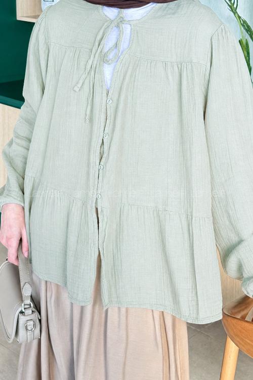 Plum Green Shirt
