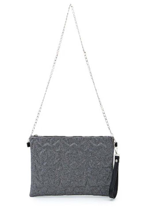 Silver2 Buckle Skin Hand Bag Bag