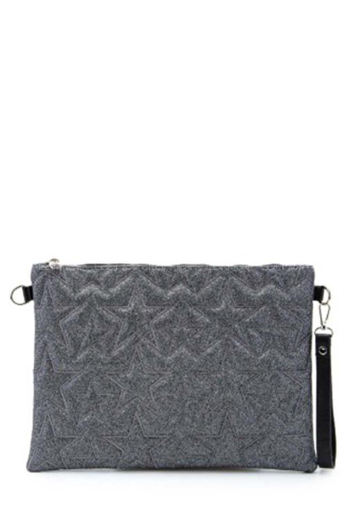 Silver2 Buckle Skin Hand Bag Bag