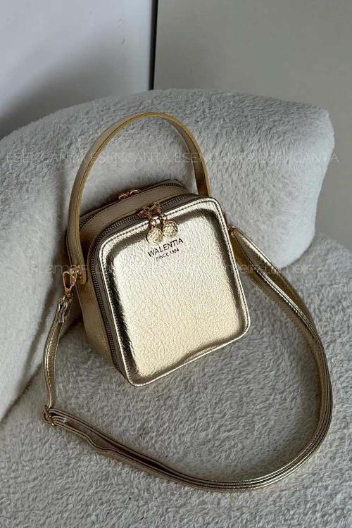 Gold With Suspenders Skin Hand Bag Arm Bag Bag