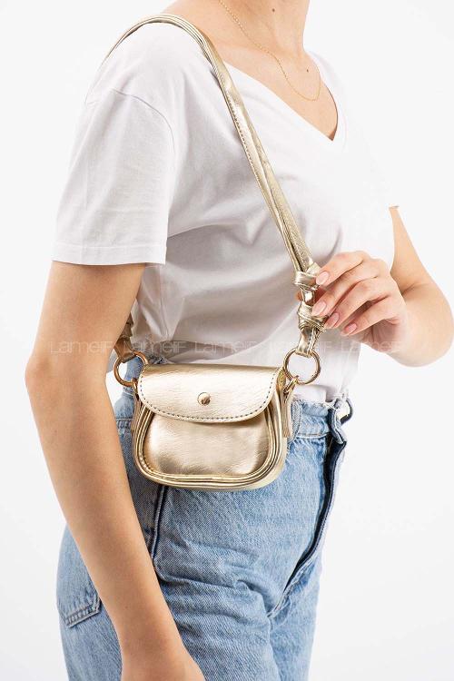 Gold With Suspenders Skin Arm Bag Bag