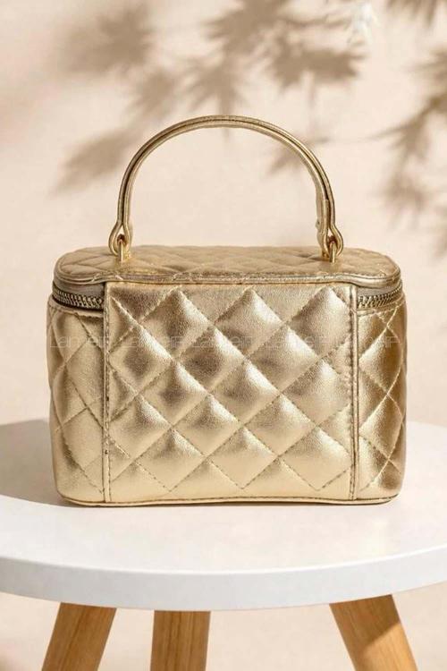 Gold Buckle Skin Hand Bag Bag