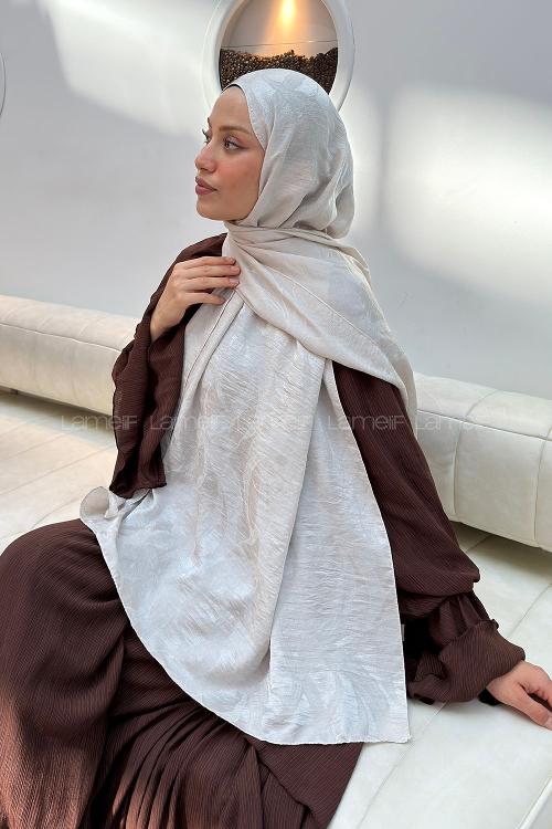Lamelif Ağaçdalı Desen Ayrobin Floş Jakar  Şal Taş