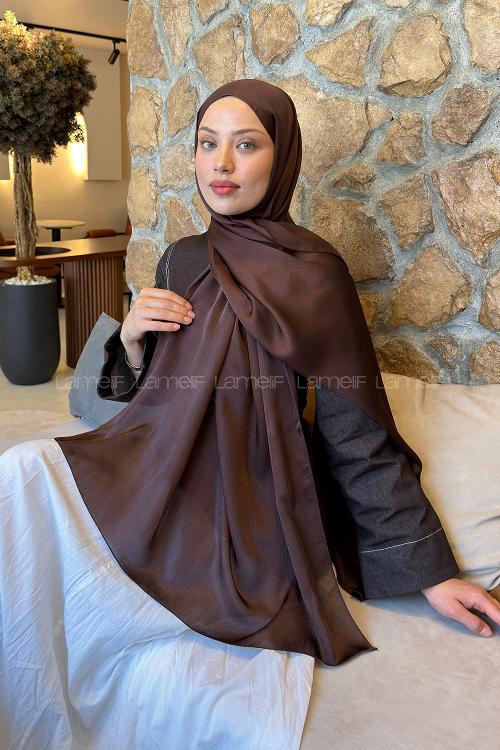 Lamelif Janjan Şal Acı Kahve
