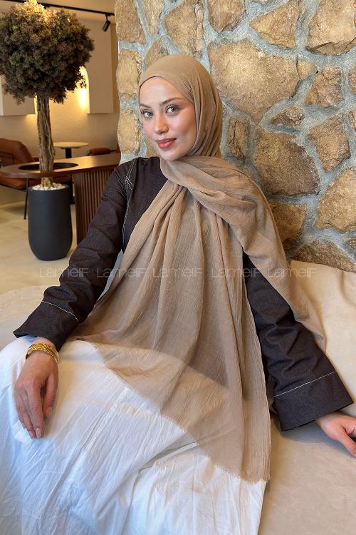 Lamelif  Konfor  Şal Camel