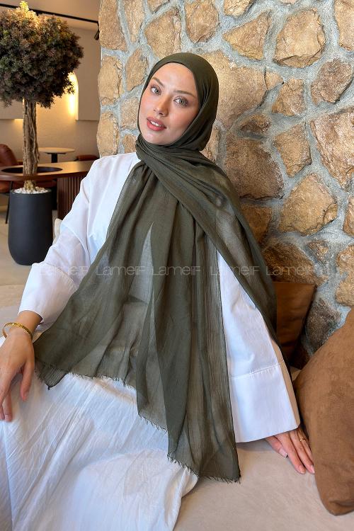 Lamelif  Konfor  Şal Haki