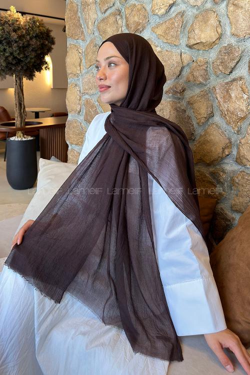 Lamelif  Konfor  Şal Kakao