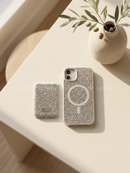 Silver Unprinted Xiaomi Redmi Note 9 Phone Case