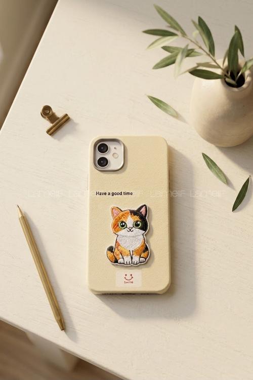 Lamelif iPhone 11 Özel Tasarım Telefon Kılıfı Soft Bej Renk