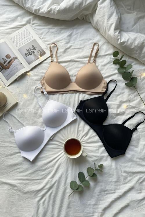 Lamelif Lotus 3lü Desteksiz Sütyen