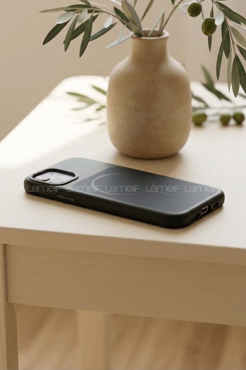 Lamelif iPhone 11 Lüxs Omega Magsafe Kılıf
