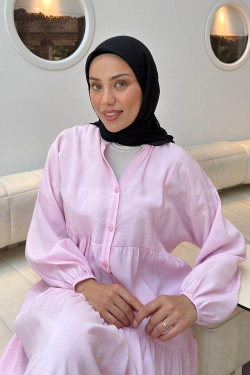 Lamelif Konfor Eşarp Siyah
