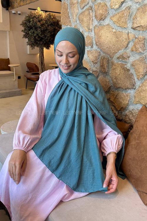 Lamelif Rami Şal Turkuaz