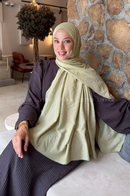 Lamelif Organik Premium Şal Su Yeşili