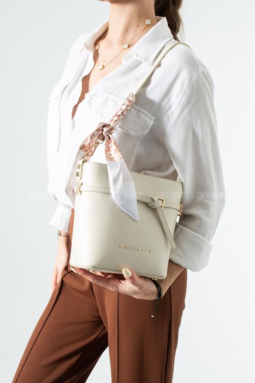 Cream With Suspenders Skin Hand Bag Arm Bag Bag